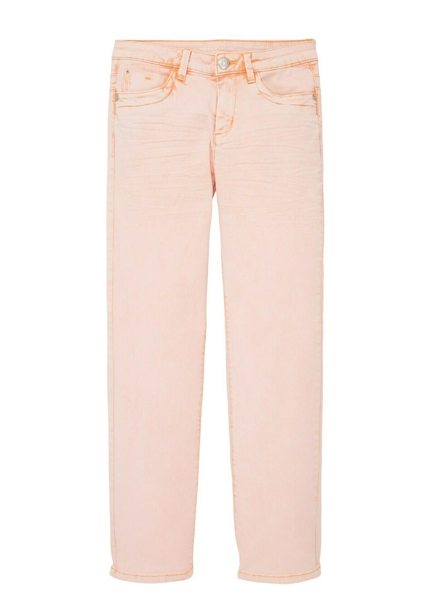 Tom Tailor Alexa Cropped - Straight Leg Jeans - Bright Mango Orange 9 Tom Tailor Alexa Cropped - Straight Leg Jeans - Bright Mango Orange - Afbeelding 9