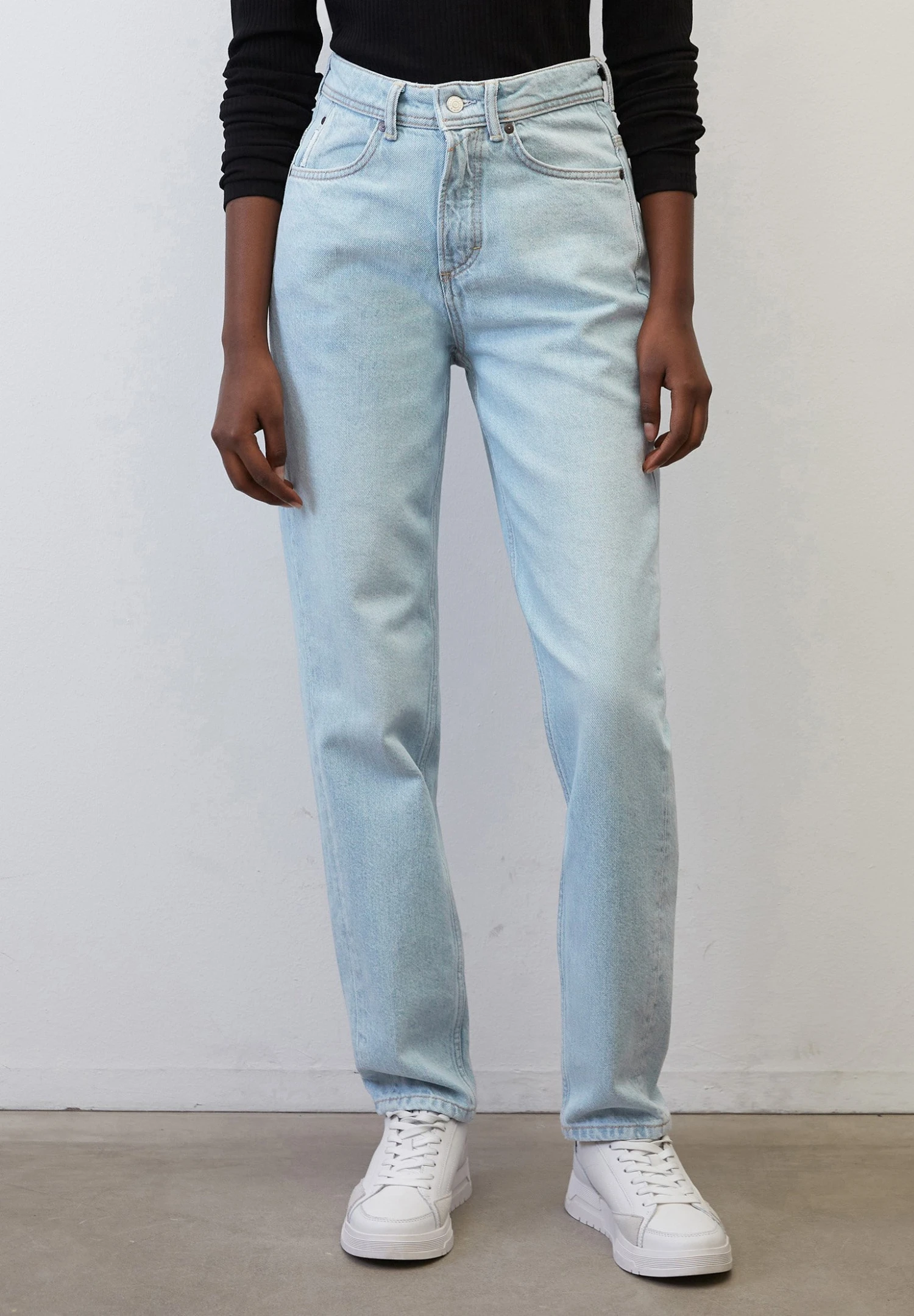 Marc O'Polo DENIM Modell Maja Mom Aus Organic - Straight Leg Jeans - Multi Vintage Bleached Cobalt 2 Marc O'Polo DENIM Modell Maja Mom Aus Organic - Straight Leg Jeans - Multi Vintage Bleached Cobalt - Afbeelding 2