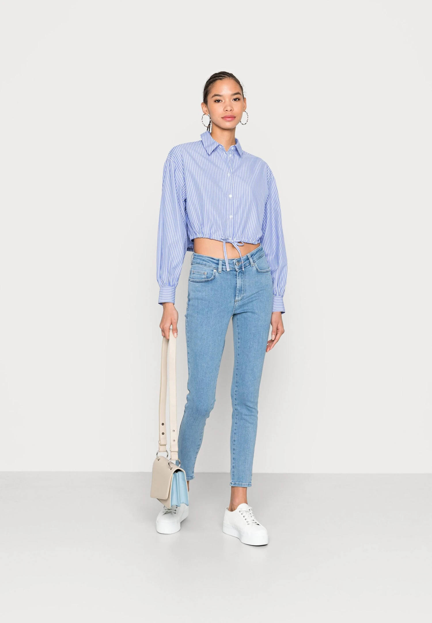 Pieces Pcdelly Noos - Jeans Skinny Fit - Medium Blue Denim 2 Pieces Pcdelly Noos - Jeans Skinny Fit - Medium Blue Denim - Afbeelding 2