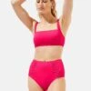 Marks & Spencer Padded Square Neck - Bikinitop - Fuchsia
