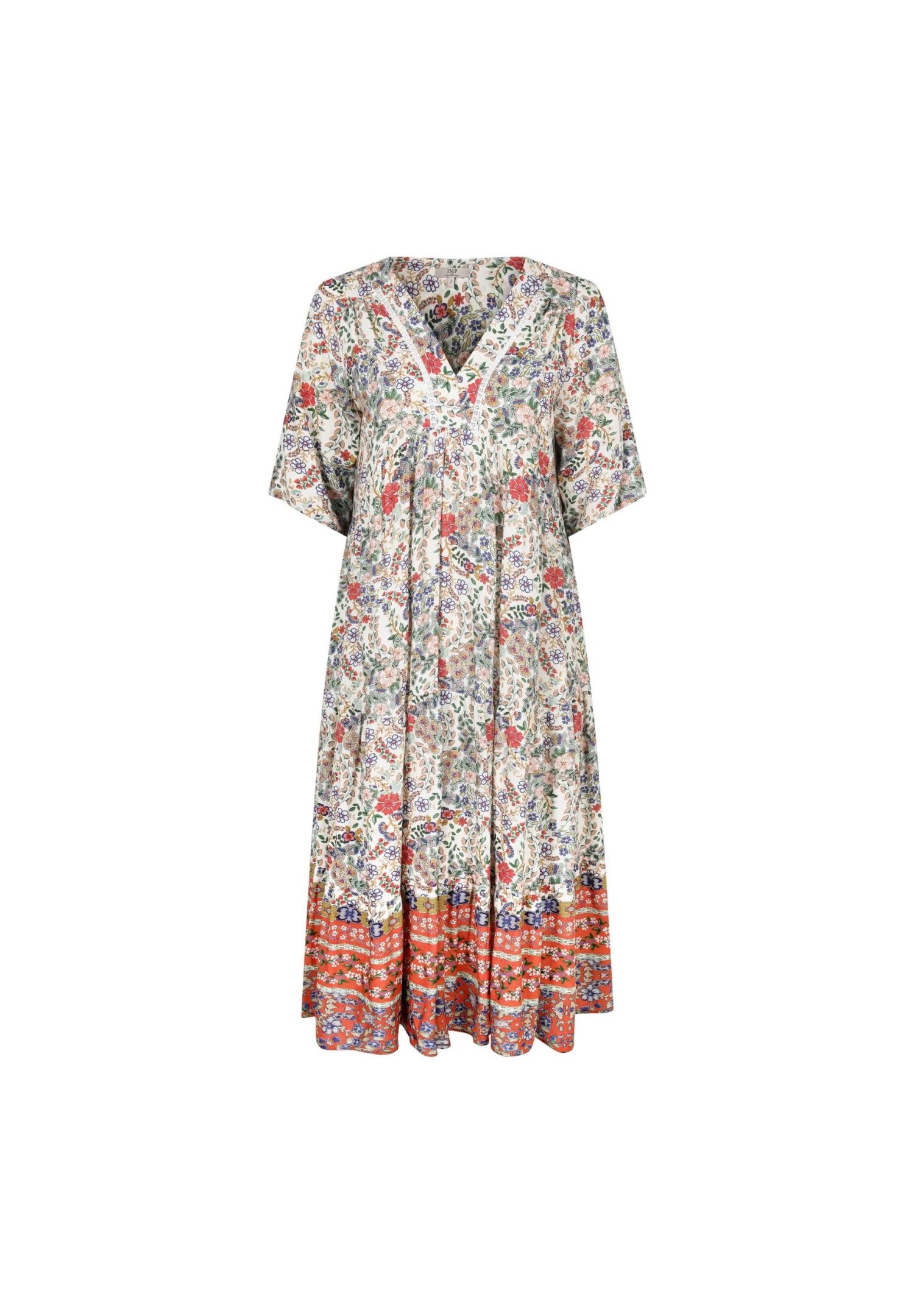 Longue De Sstyle Bohéme Motif Avec Une Base - Maxi-Jurk - Multicolore 6 Longue De Sstyle Bohéme Motif Avec Une Base - Maxi-Jurk - Multicolore - Afbeelding 6