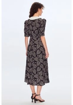 Balloon Sleeve Printed - Jurk - Printed Black -Only Mode Winkel 9649eb7bf8a845828a787df2e677e0a2