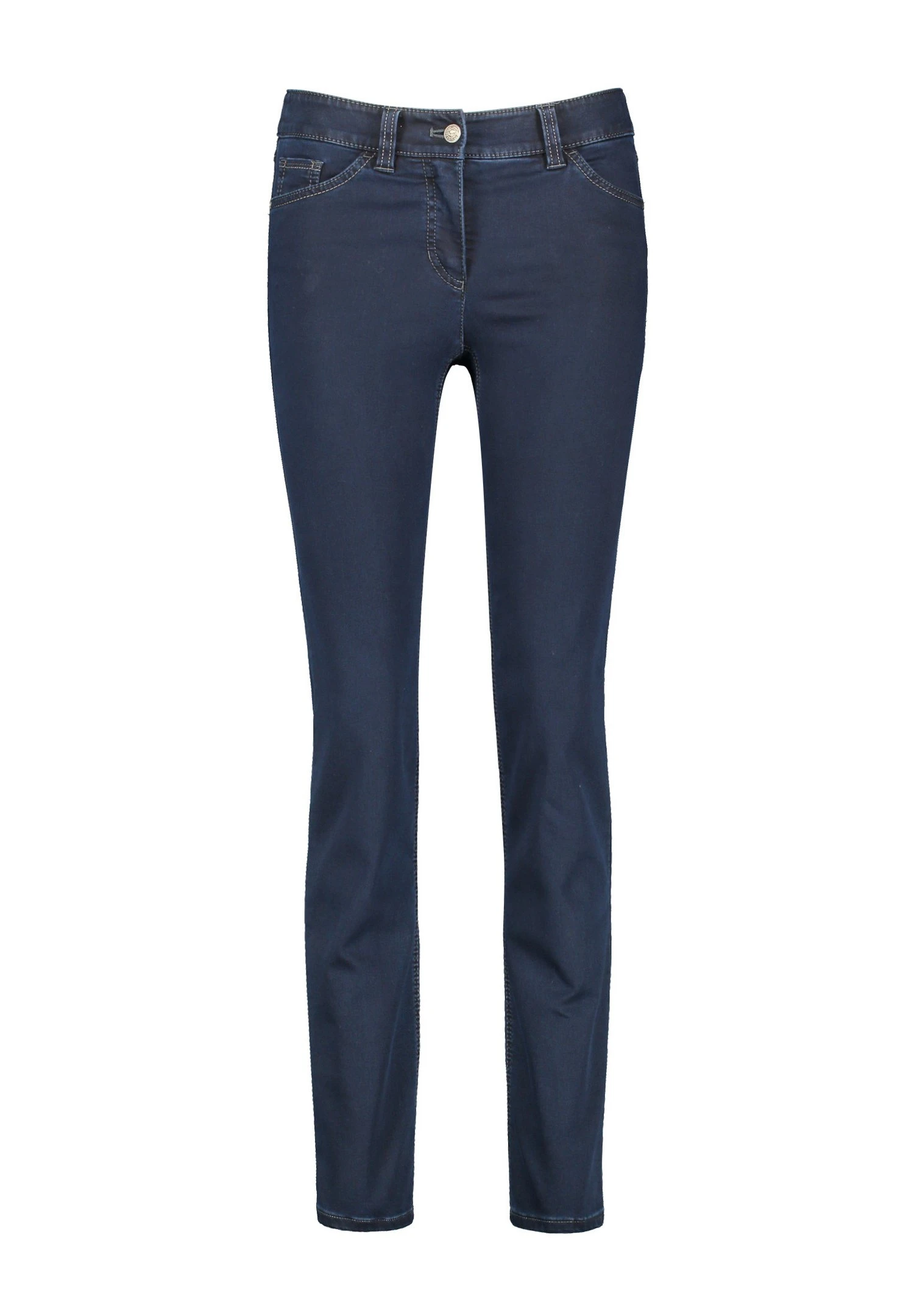 Gerry Weber Straight Leg Jeans - Dark Blue Denim 3 Gerry Weber Straight Leg Jeans - Dark Blue Denim - Afbeelding 3