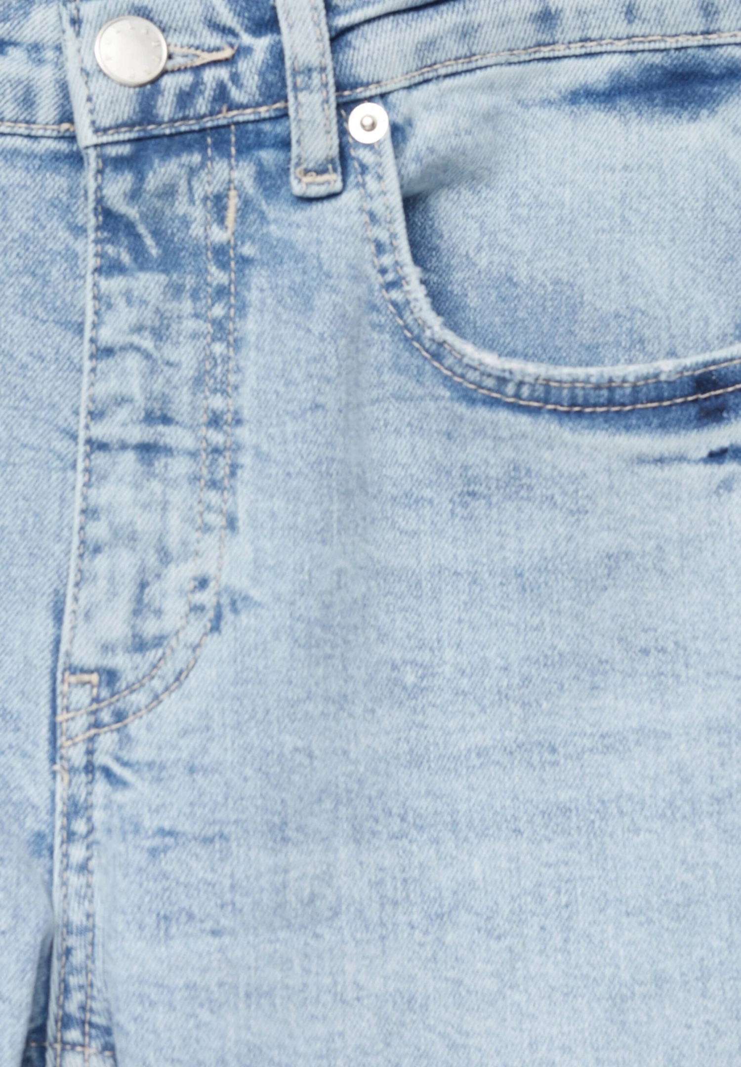 PULL & BEAR Flared High-Waist - Straight Leg Jeans - Blue Denim 6 PULL & BEAR Flared High-Waist - Straight Leg Jeans - Blue Denim - Afbeelding 6