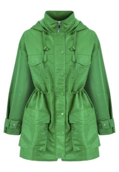 Ipekyol Relaxed Fit Adjustable Waist Coat With Windbreaker - Parka - Green 13 Ipekyol Relaxed Fit Adjustable Waist Coat With Windbreaker - Parka - Green -Only Mode Winkel 975db59238294133addf4ff42a7f63c9