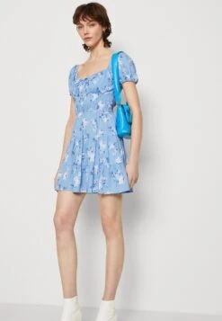 Hollister Co. Channeled Dress - Jurk - Cornflower -Only Mode Winkel 9764fa6078de411696f60e66aa6b9a40