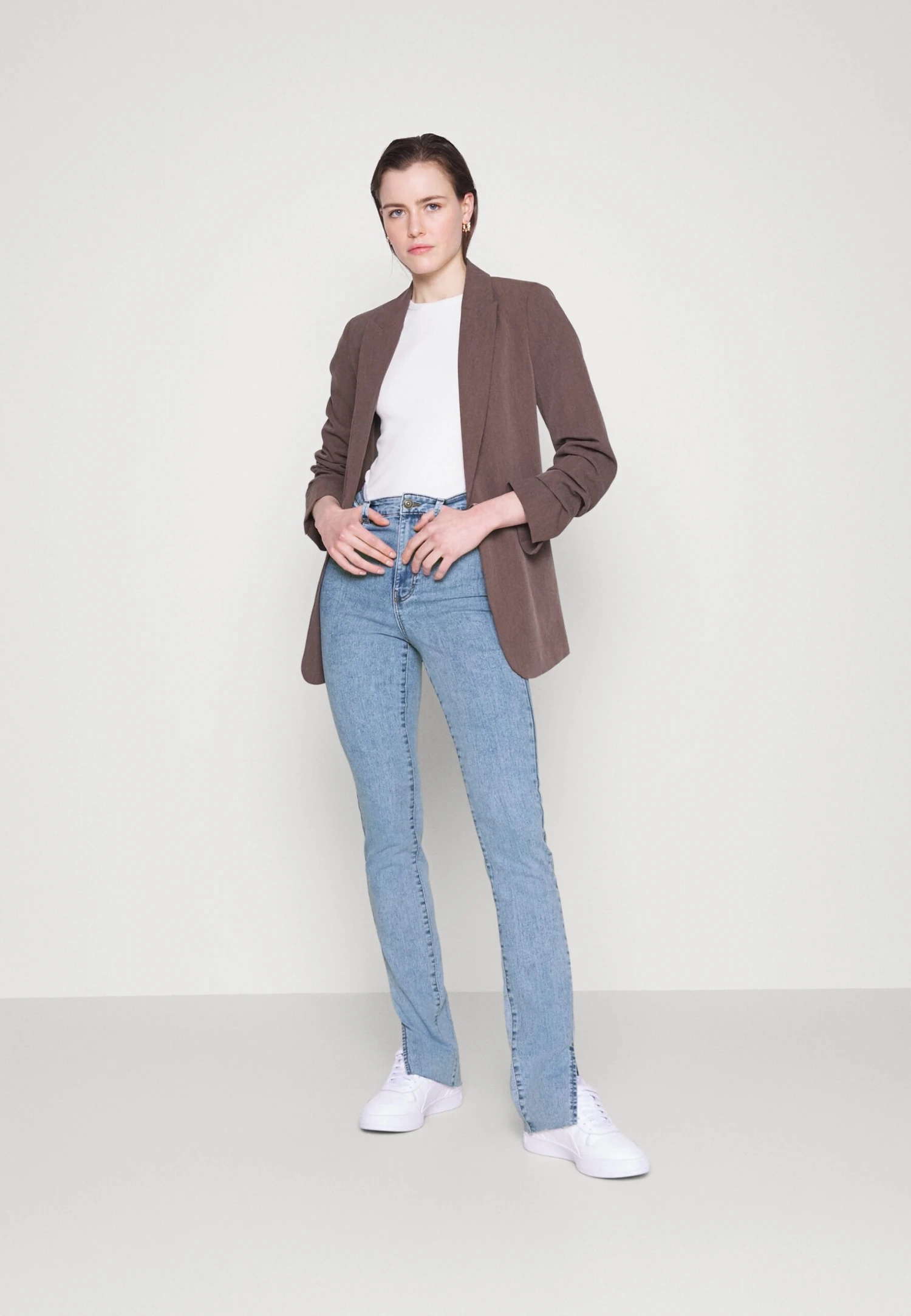 Pcpeggy Slit Tll - Jeans Skinny Fit - Light Blue Denim 2 Pcpeggy Slit Tll - Jeans Skinny Fit - Light Blue Denim - Afbeelding 2