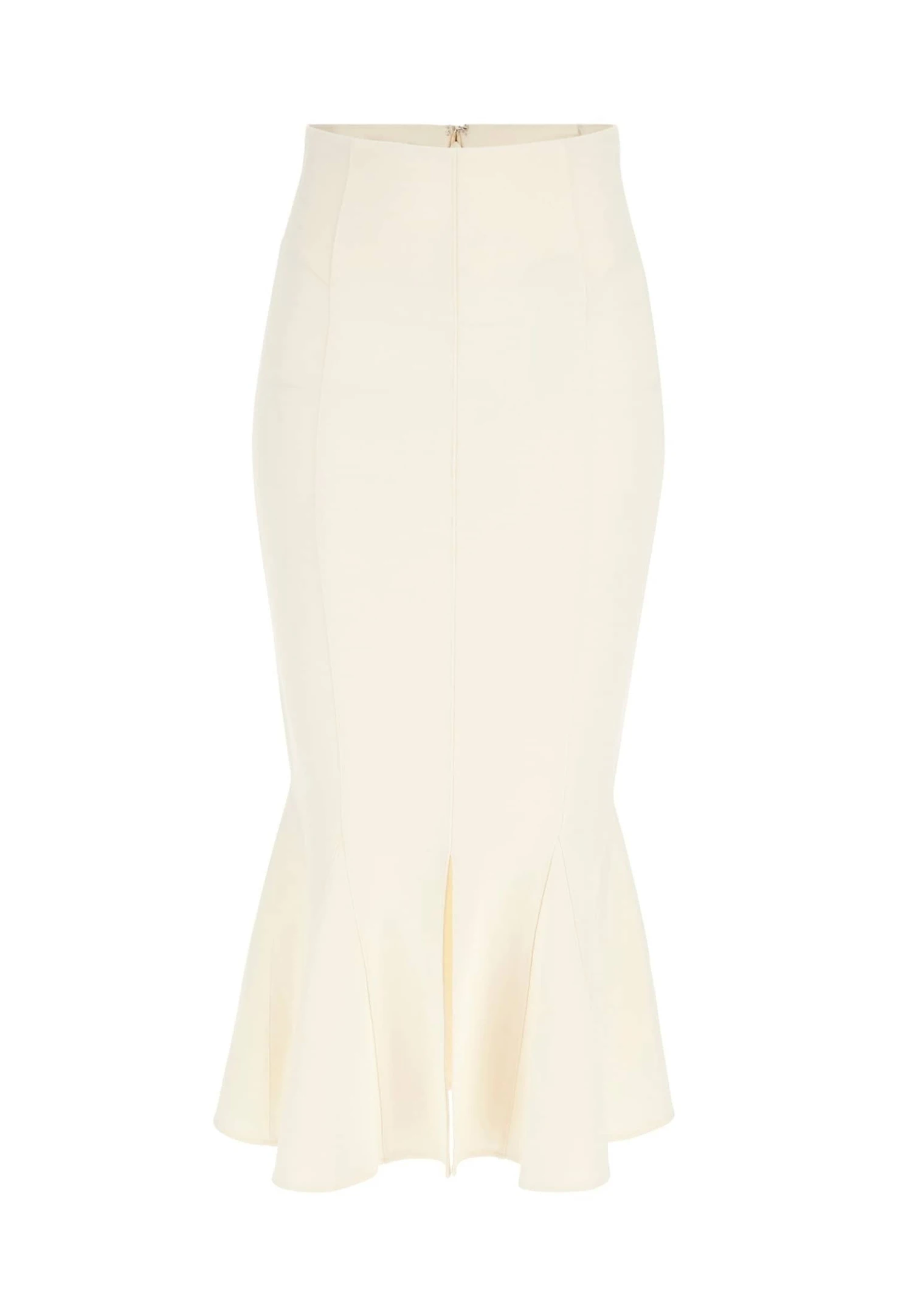 Guess Geraffter- Kokerrok - Weiß 5 Guess Geraffter- Kokerrok - Weiß - Afbeelding 5