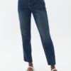 Mit Niedriger Taillenform - Straight Leg Jeans - Mid Denim