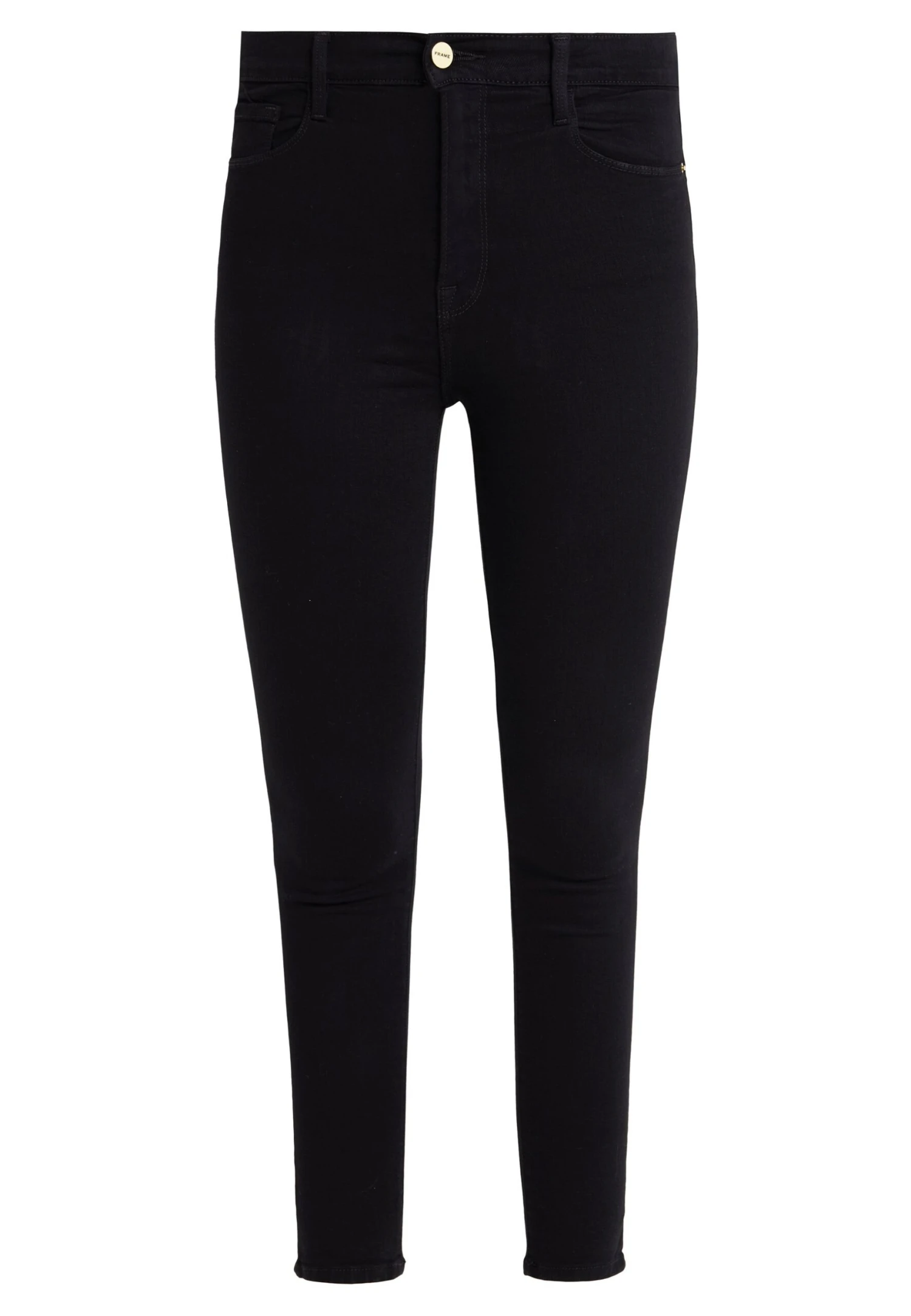 FRAME Ali High Rise Cigarette - Jeans Skinny Fit - Noir 4 FRAME Ali High Rise Cigarette - Jeans Skinny Fit - Noir - Afbeelding 4