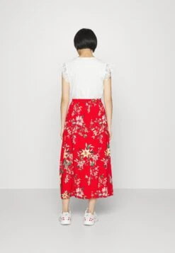 Vero Moda Petite Vmeasy Skirt - A-Lijn Rok - Goji Berry/Tika -Only Mode Winkel 98bf299fd34045608e80eee4d585cbec