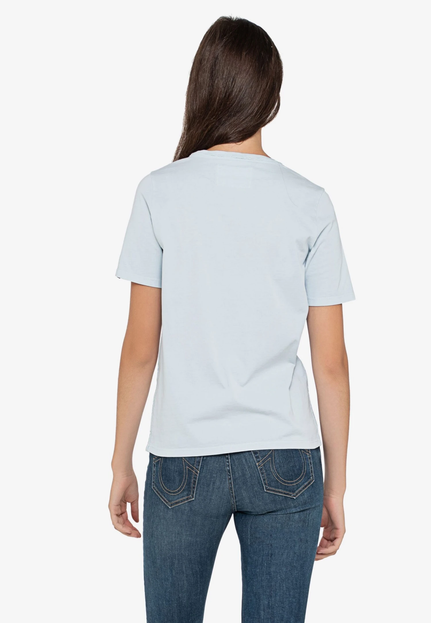 True Religion Direct - T-Shirt Basic - Baby Blue 3 True Religion Direct - T-Shirt Basic - Baby Blue - Afbeelding 3