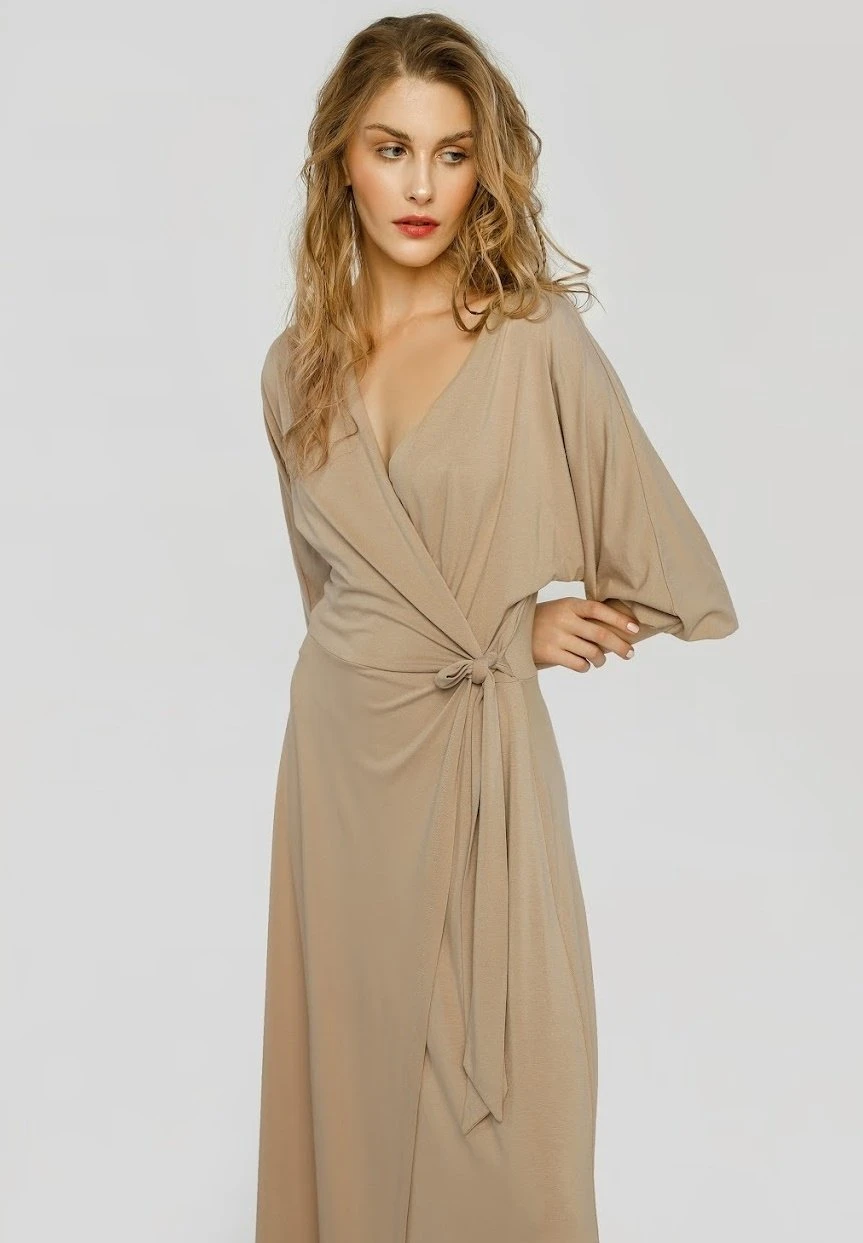 Petra - Jurk - Beige 3 Petra - Jurk - Beige - Afbeelding 3