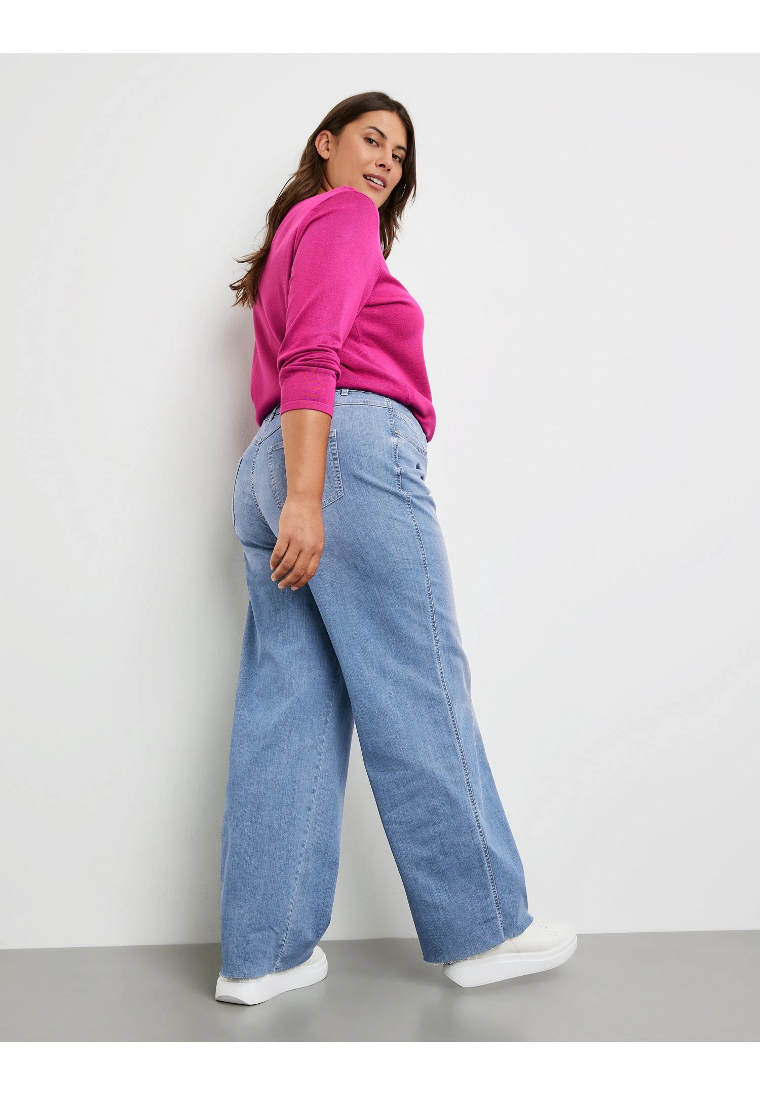 Mit Weitem Bein Carlotta - Relaxed Fit Jeans - Bleached Blue Denim 3 Mit Weitem Bein Carlotta - Relaxed Fit Jeans - Bleached Blue Denim - Afbeelding 3