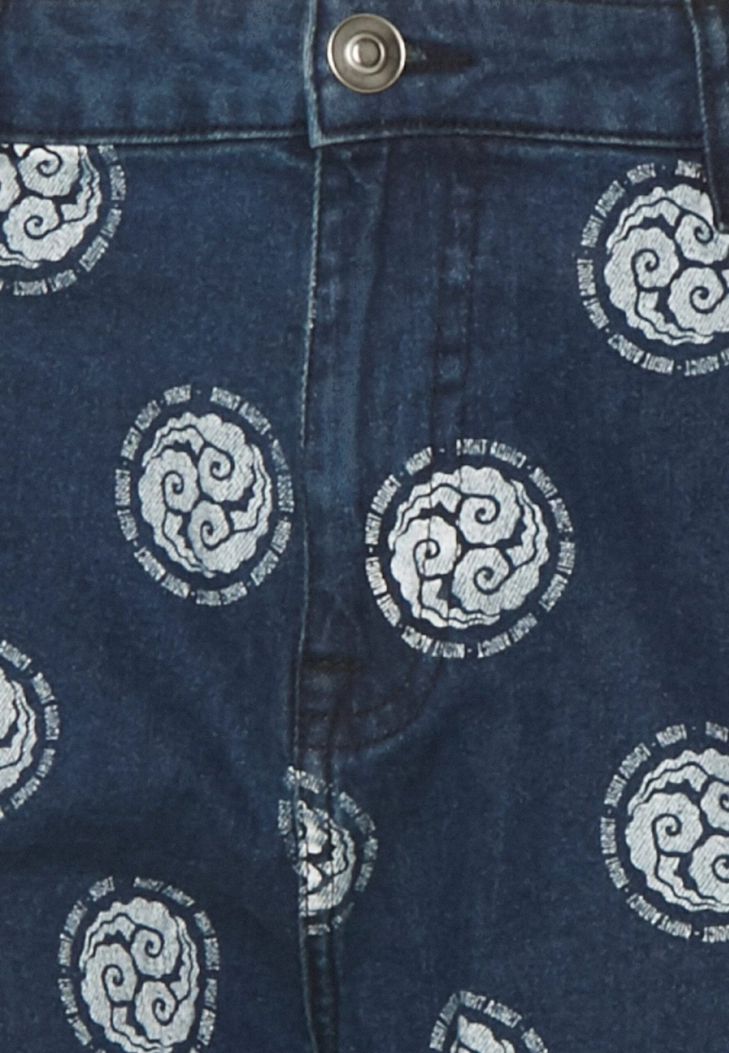 NIGHT ADDICT Unisex - Relaxed Fit Jeans - Blue 3 NIGHT ADDICT Unisex - Relaxed Fit Jeans - Blue - Afbeelding 3