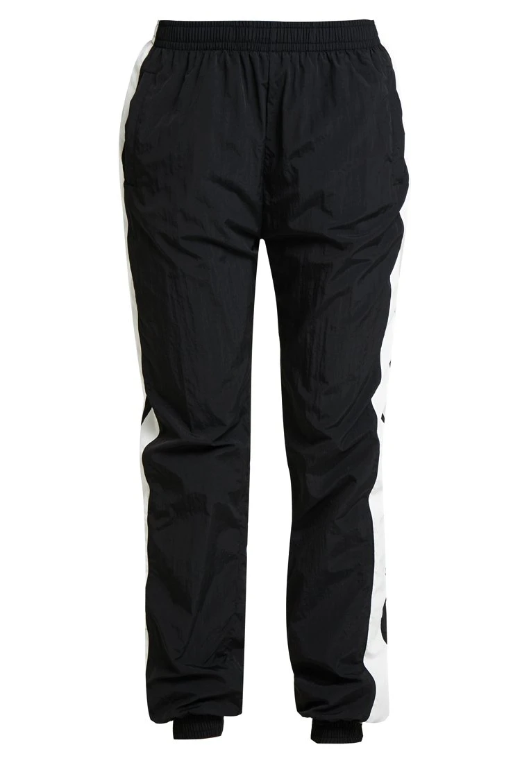 URBAN CLASSICS Ladies Striped Crinkle Pants - Trainingsbroek - Black/White 4 URBAN CLASSICS Ladies Striped Crinkle Pants - Trainingsbroek - Black/White - Afbeelding 4