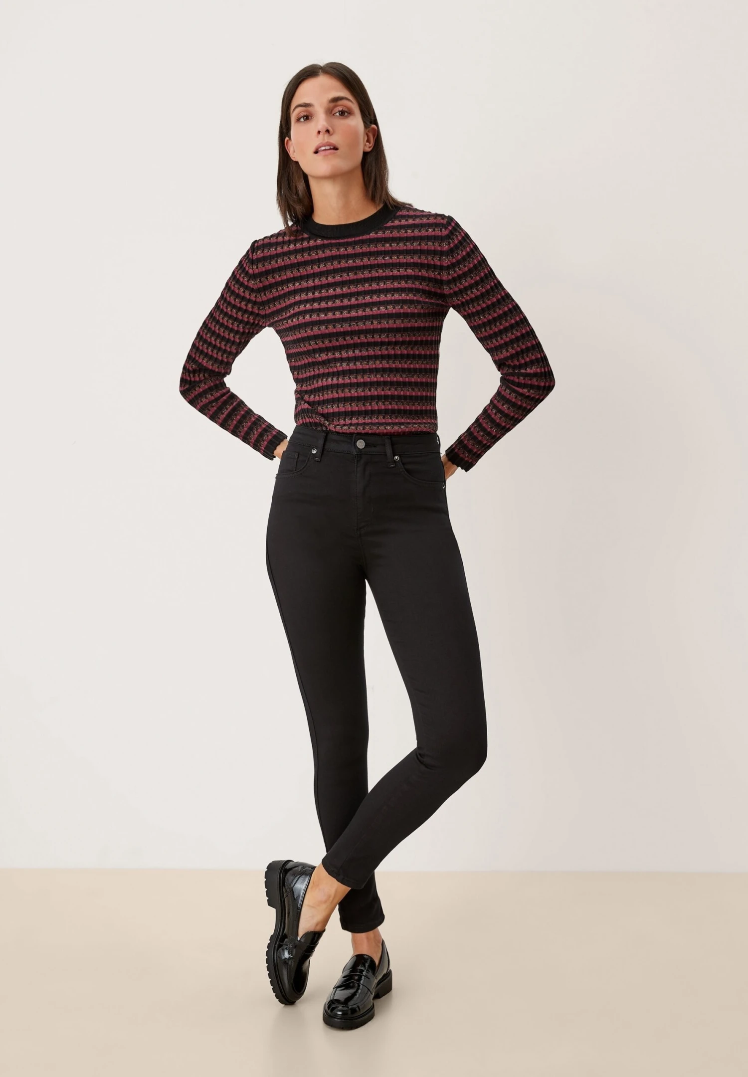 S.Oliver Jeans Skinny Fit - Black 2 S.Oliver Jeans Skinny Fit - Black - Afbeelding 2