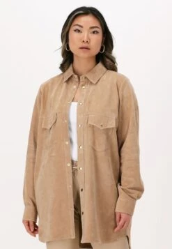Ibana Tax- Halflange Jas - Beige