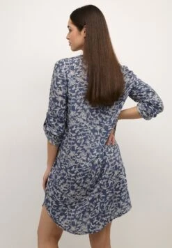 Kaffe Kamarina - Blousejurk - Blue And White Flower Print -Only Mode Winkel 9ad208fdb0f84567819413cd1a07be91