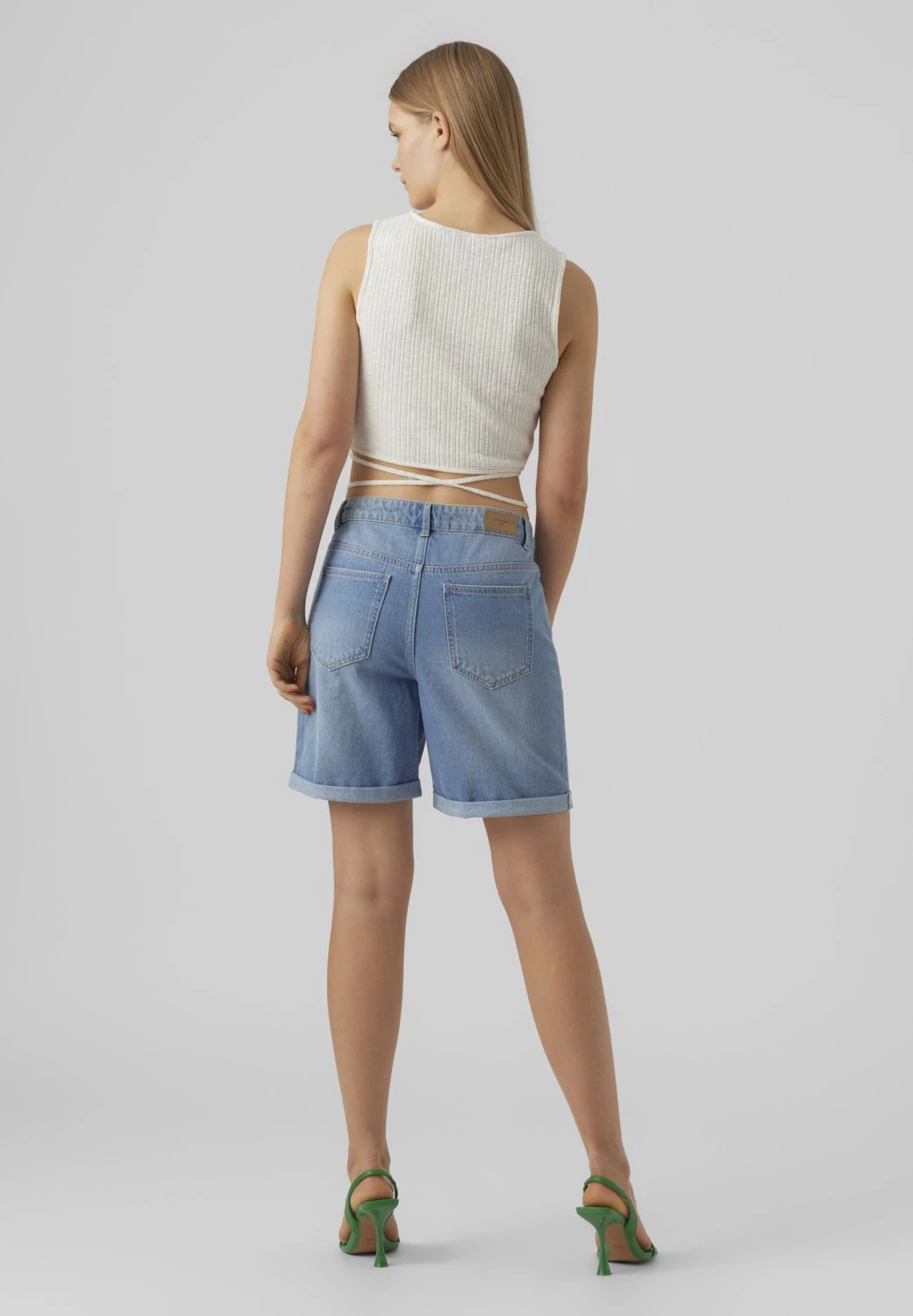 Vero Moda Vmcamma Crop- Top - Snow White 3 Vero Moda Vmcamma Crop- Top - Snow White - Afbeelding 3