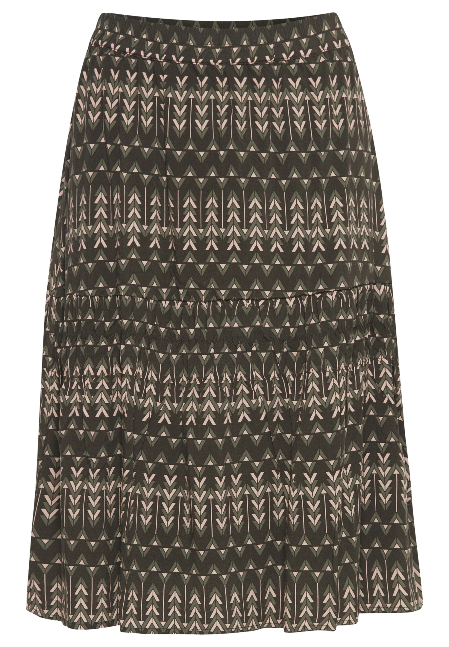 Fransa Frbatribe 5 Skirt - A-Lijn Rok - Green Ink Mix 6 Fransa Frbatribe 5 Skirt - A-Lijn Rok - Green Ink Mix - Afbeelding 6