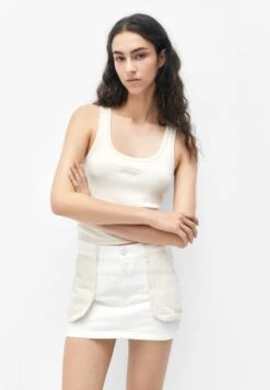 PULL & BEAR Wrangler- A-Lijn Rok - Sand