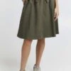 OXMO Lerke - A-Lijn Rok - Dusty Olive