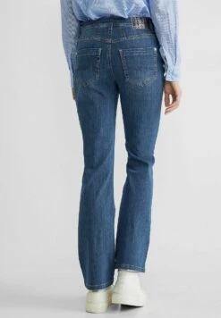 STREET ONE Casual- Bootcut Jeans - Blau -Only Mode Winkel 9c7cf0271d36489f8a399bd29cd64f4d
