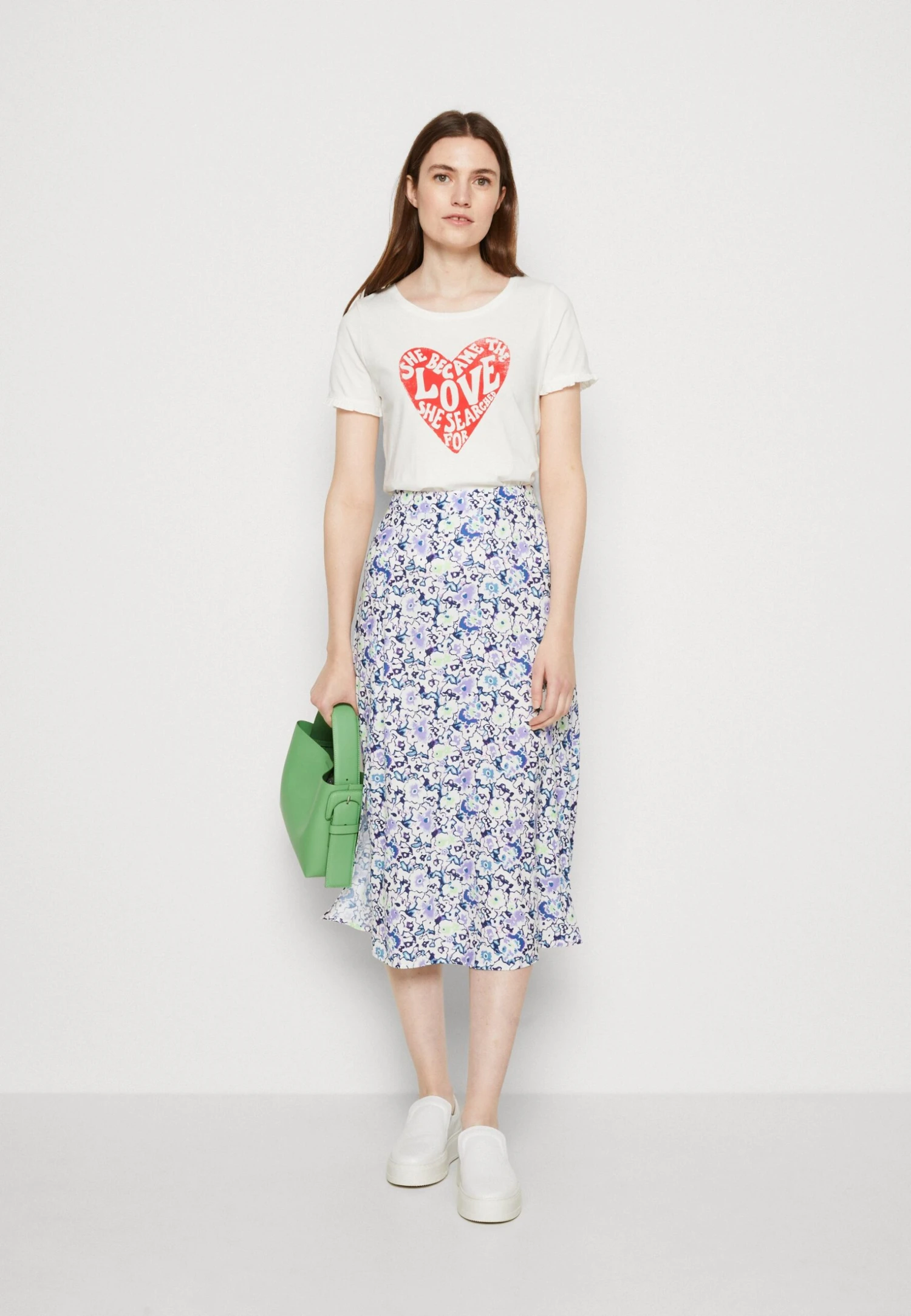 ESPRIT Skirt - A-Lijn Rok - White 2 ESPRIT Skirt - A-Lijn Rok - White - Afbeelding 2