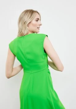 Taifun Arm Kurz Sommer Mit Tailleninszenierung - Jurk - Garden Green -Only Mode Winkel 9ce7b9cdb7ec4dfaa743724cbe4cef43