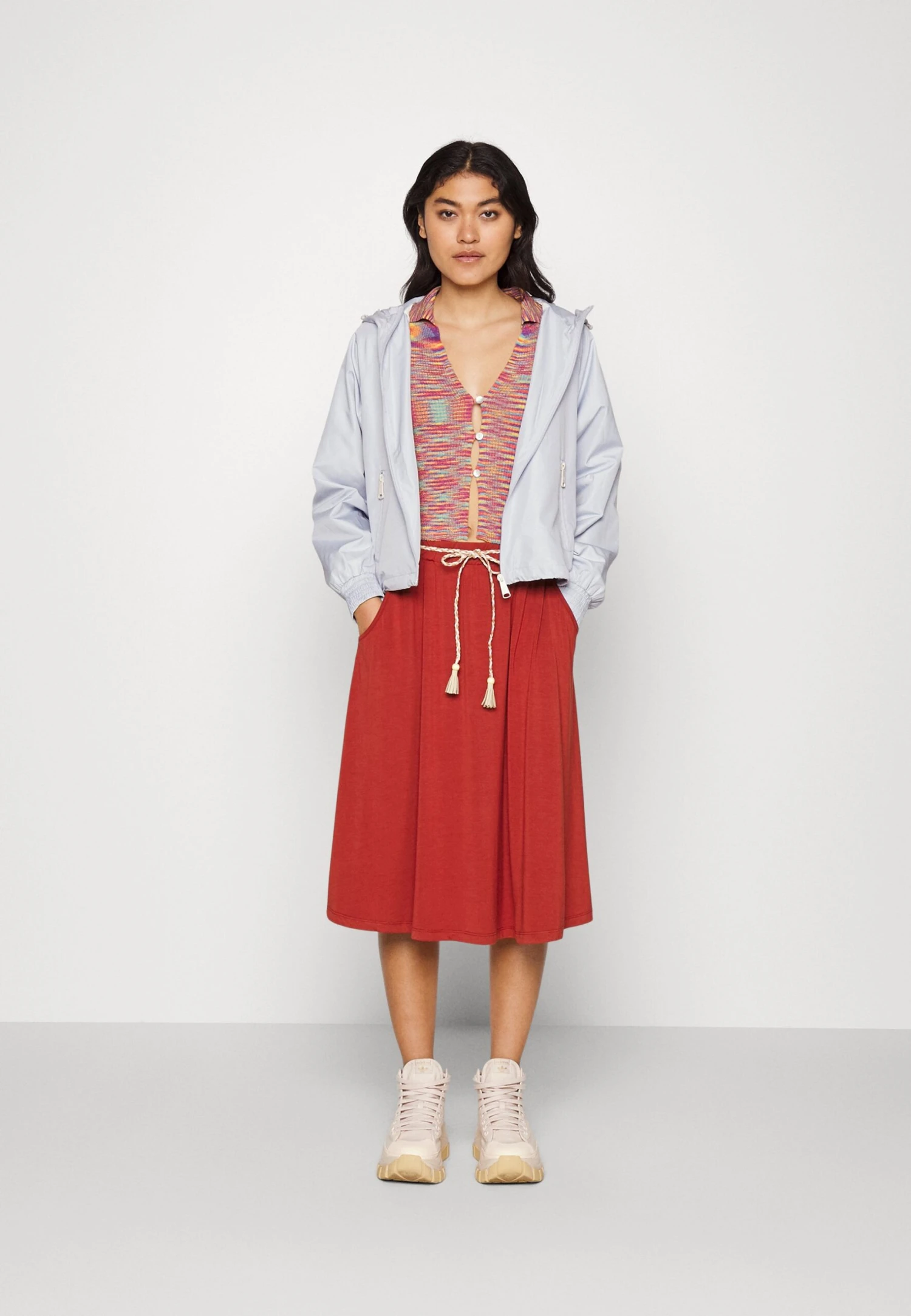 Ragwear Reikko - A-Lijn Rok - Terracotta 2 Ragwear Reikko - A-Lijn Rok - Terracotta - Afbeelding 2
