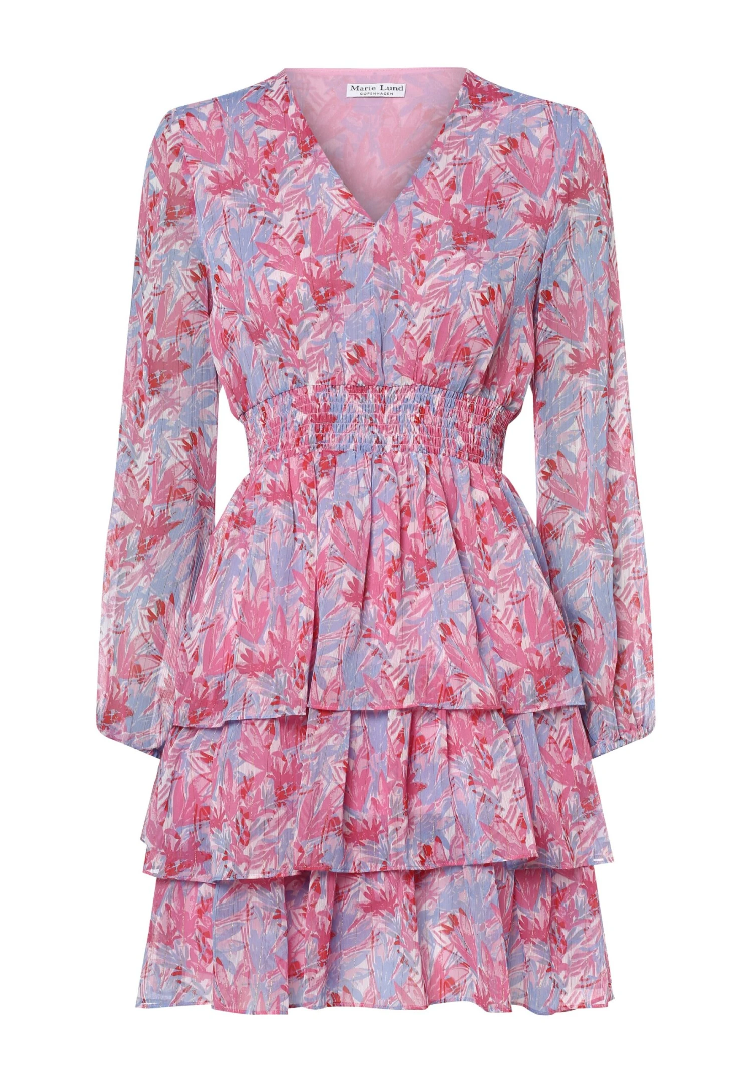 Marie Lund Jurk - Pink Hellblau 4 Marie Lund Jurk - Pink Hellblau - Afbeelding 4