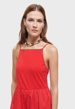 Maxi-Jurk - Red 7 Maxi-Jurk - Red -Only Mode Winkel 9d99ae88be294a1e964c680b0313b1cb