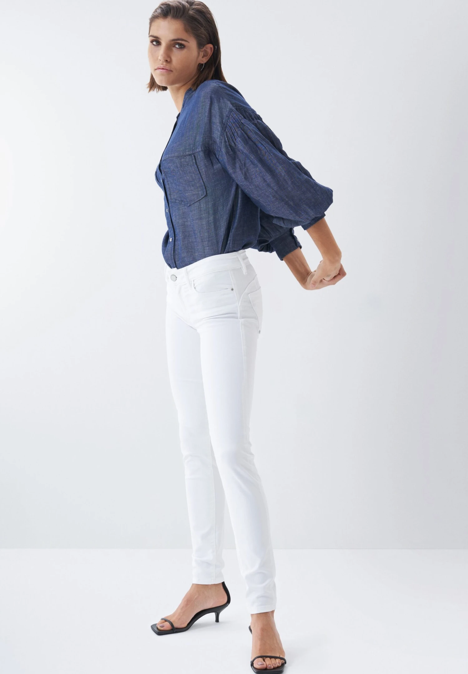Push Up Skinny - Jeans Skinny Fit - White 2 Push Up Skinny - Jeans Skinny Fit - White - Afbeelding 2