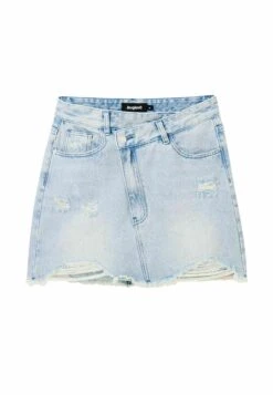 Desigual Denim Criss-Cross Waist - Minirok - Blue -Only Mode Winkel 9e29b7fcbd194115a767b0af92812a4a