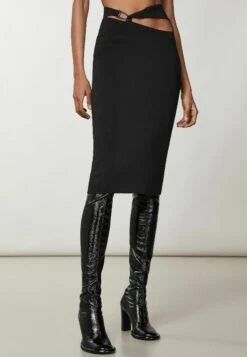 Patrizia Pepe With Zip - Kokerrok - Nero -Only Mode Winkel 9e538c212720474a8db4298dc3745771