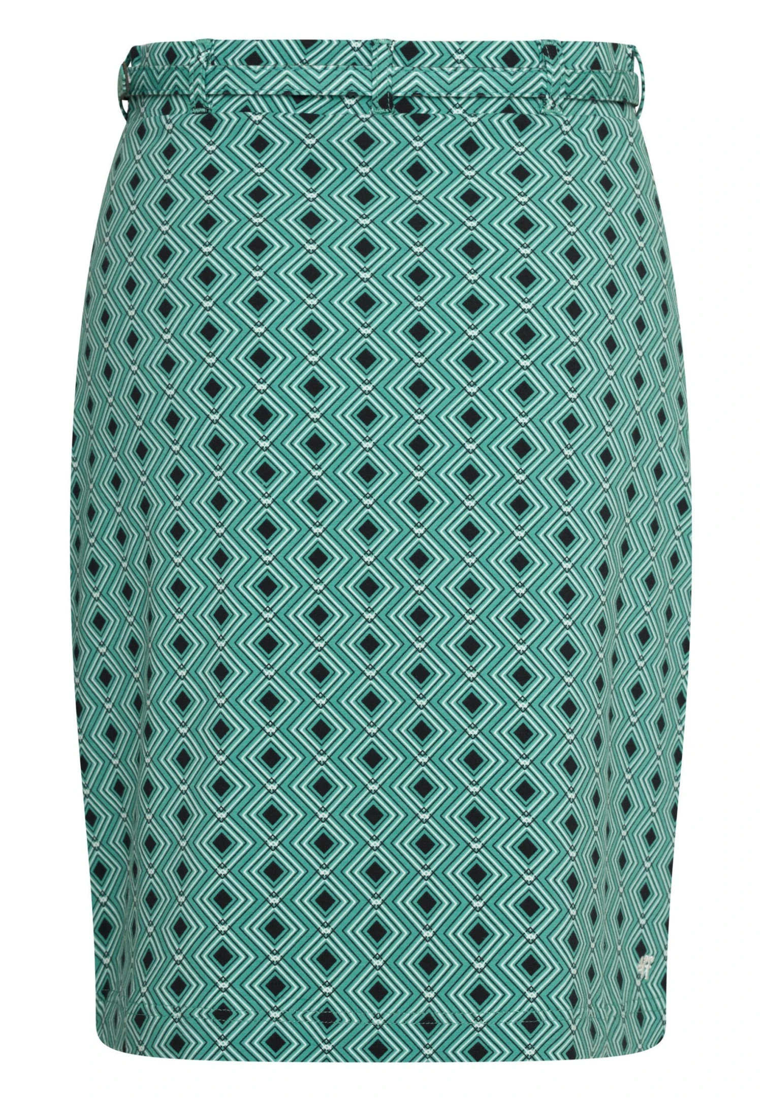 Caught Up With Geometric Pattern - Kokerrok - Green 6 Caught Up With Geometric Pattern - Kokerrok - Green - Afbeelding 6