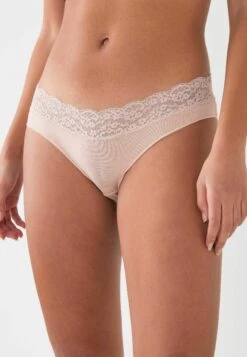 Next Dot Print High LegKnickers 4 Pack - Slip - Nude M