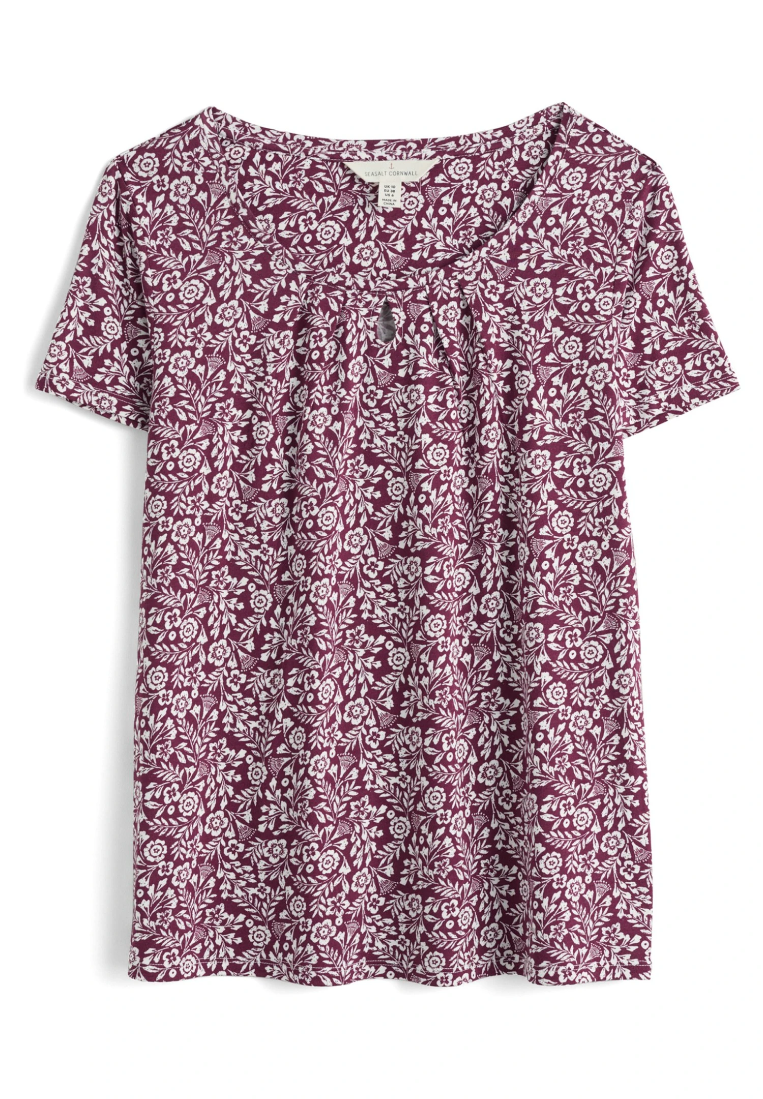 Appletree- T-Shirt Print - Carved Floral Dulse 4 Appletree- T-Shirt Print - Carved Floral Dulse - Afbeelding 4