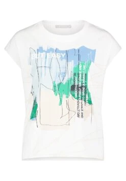 Casual Met Print - T-Shirt Print - Witte Blauwe 14 Casual Met Print - T-Shirt Print - Witte Blauwe -Only Mode Winkel 9f1b6ddfc1114e90aac641f87638da0c