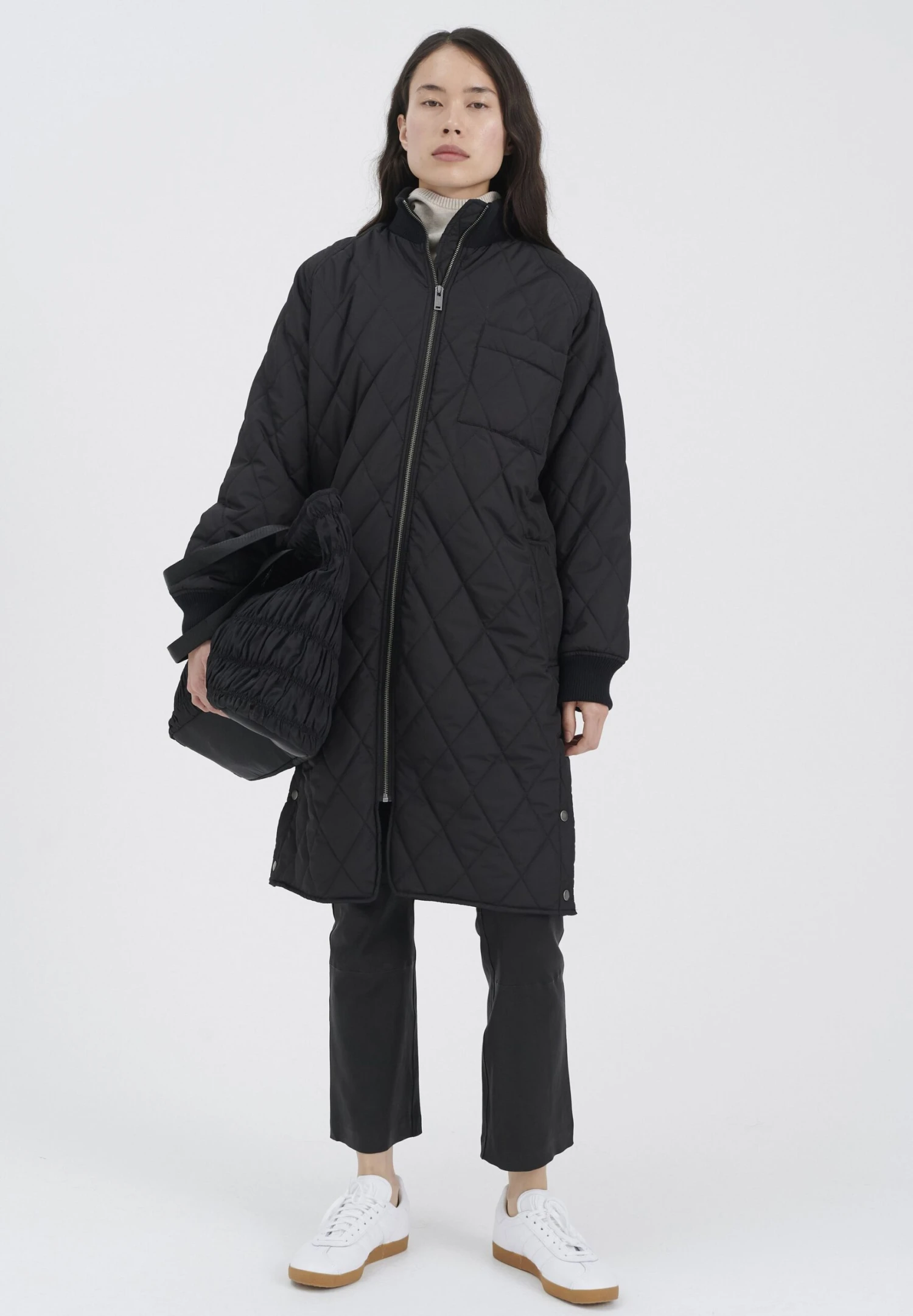 InWear Ektraiw - Mantel - Black 1 InWear Ektraiw - Mantel - Black