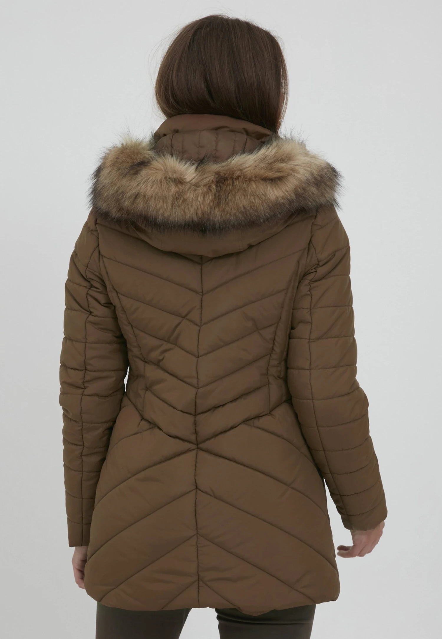 Fransa Frbavest 2 Outerwear - Winterjas - Gold Brown 3 Fransa Frbavest 2 Outerwear - Winterjas - Gold Brown - Afbeelding 3