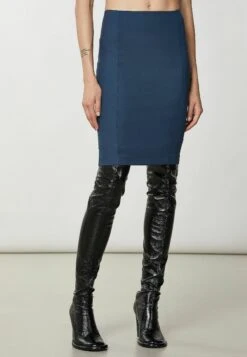 Patrizia Pepe Midi - Kokerrok - Petrol Blue