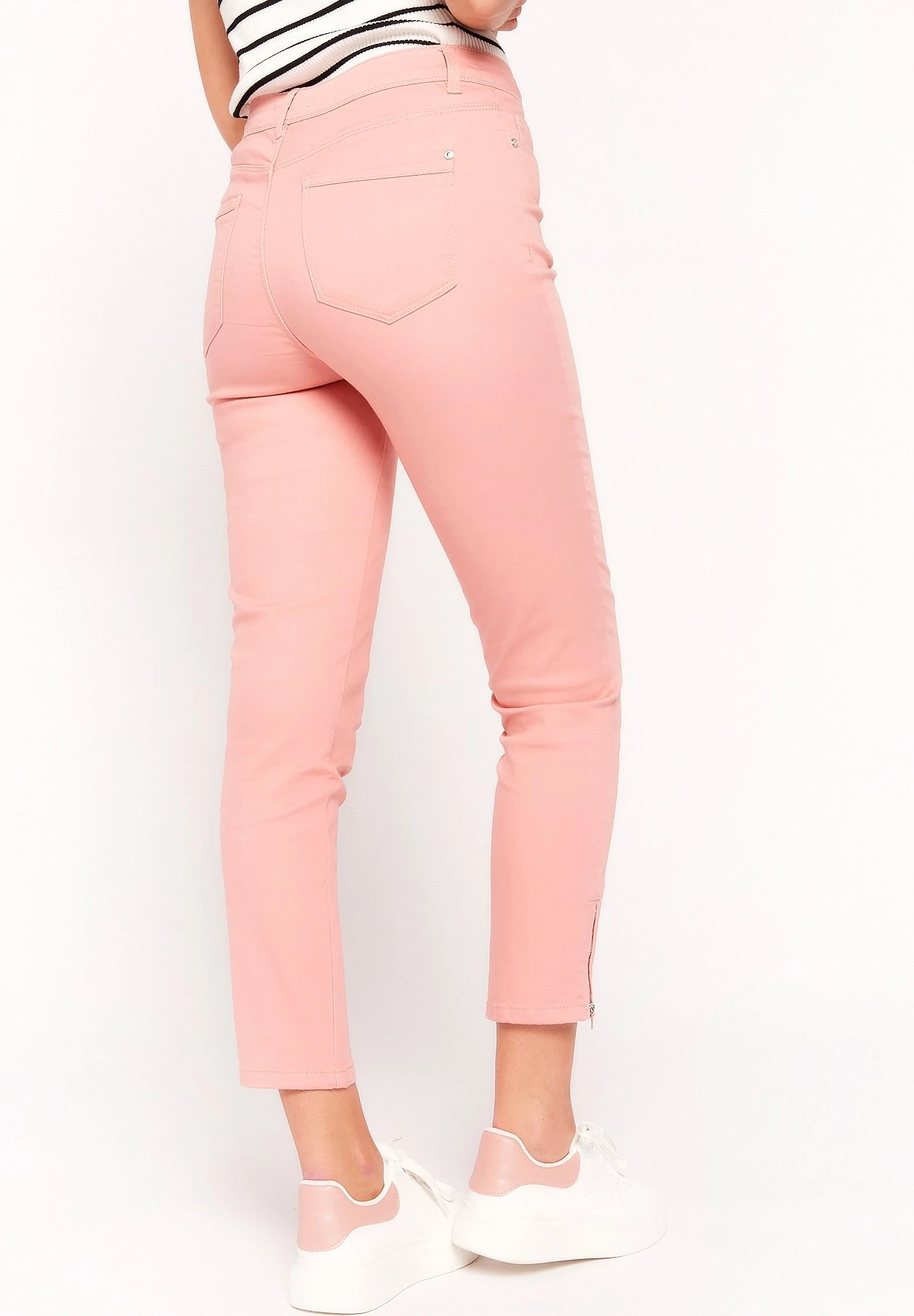 LOLALIZA Slim Fit - Broek - Pink 3 LOLALIZA Slim Fit - Broek - Pink - Afbeelding 3