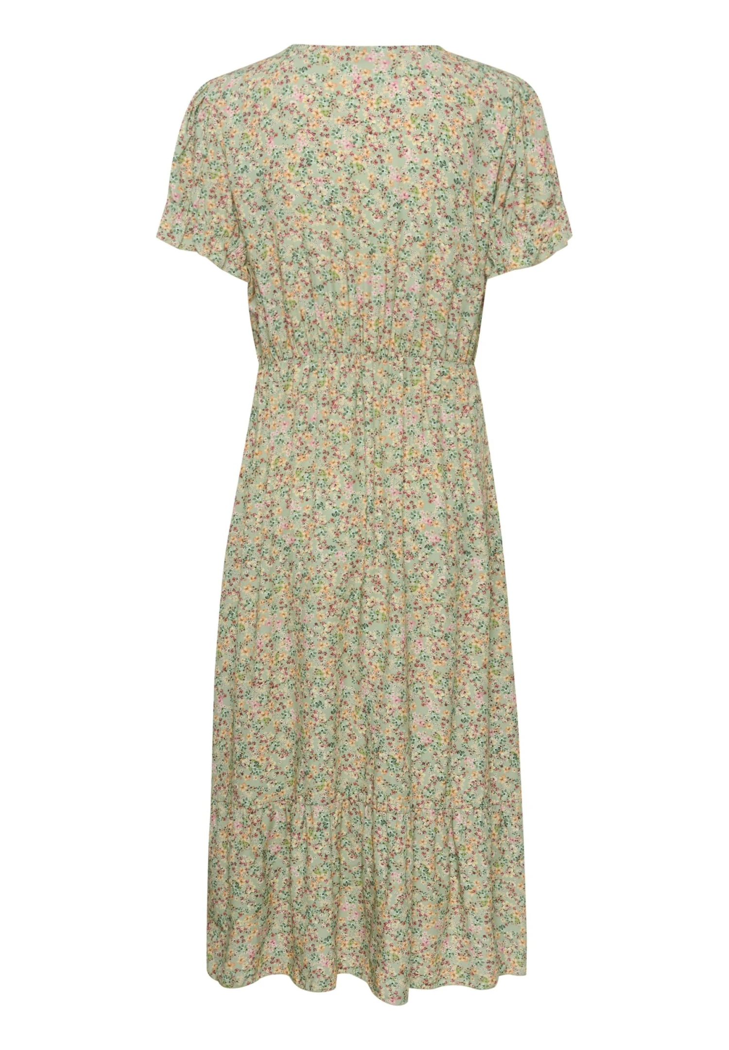 Cream Crlina - Jurk - Green Flower Print 6 Cream Crlina - Jurk - Green Flower Print - Afbeelding 6