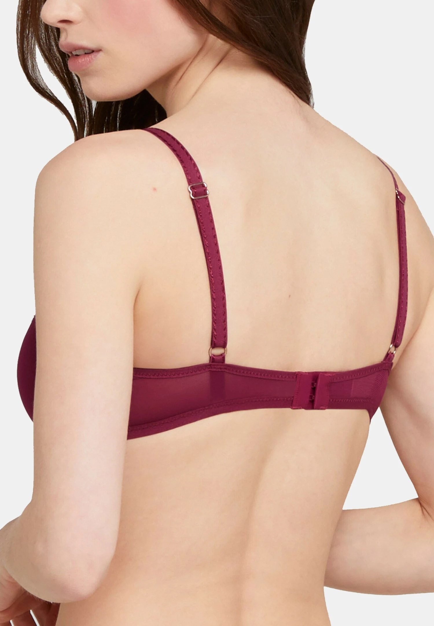 Fèvre - Beugel Bh - Lie De Vin 3 Fèvre - Beugel Bh - Lie De Vin - Afbeelding 3