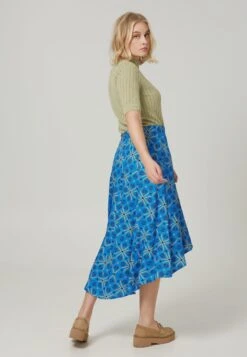 Herside Story - A-Lijn Rok - Blue/Beige -Only Mode Winkel a16e962b82894edf8dd1756aefa65aa7