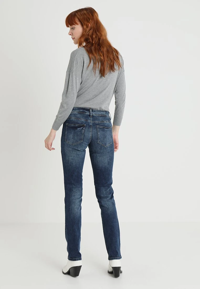 Tom Tailor Alexa - Straight Leg Jeans - Mid Stone Wash Denim Blue 3 Tom Tailor Alexa - Straight Leg Jeans - Mid Stone Wash Denim Blue - Afbeelding 3