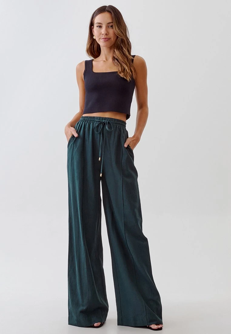 Tussah Andrea - Broek - Emerald 2 Tussah Andrea - Broek - Emerald - Afbeelding 2