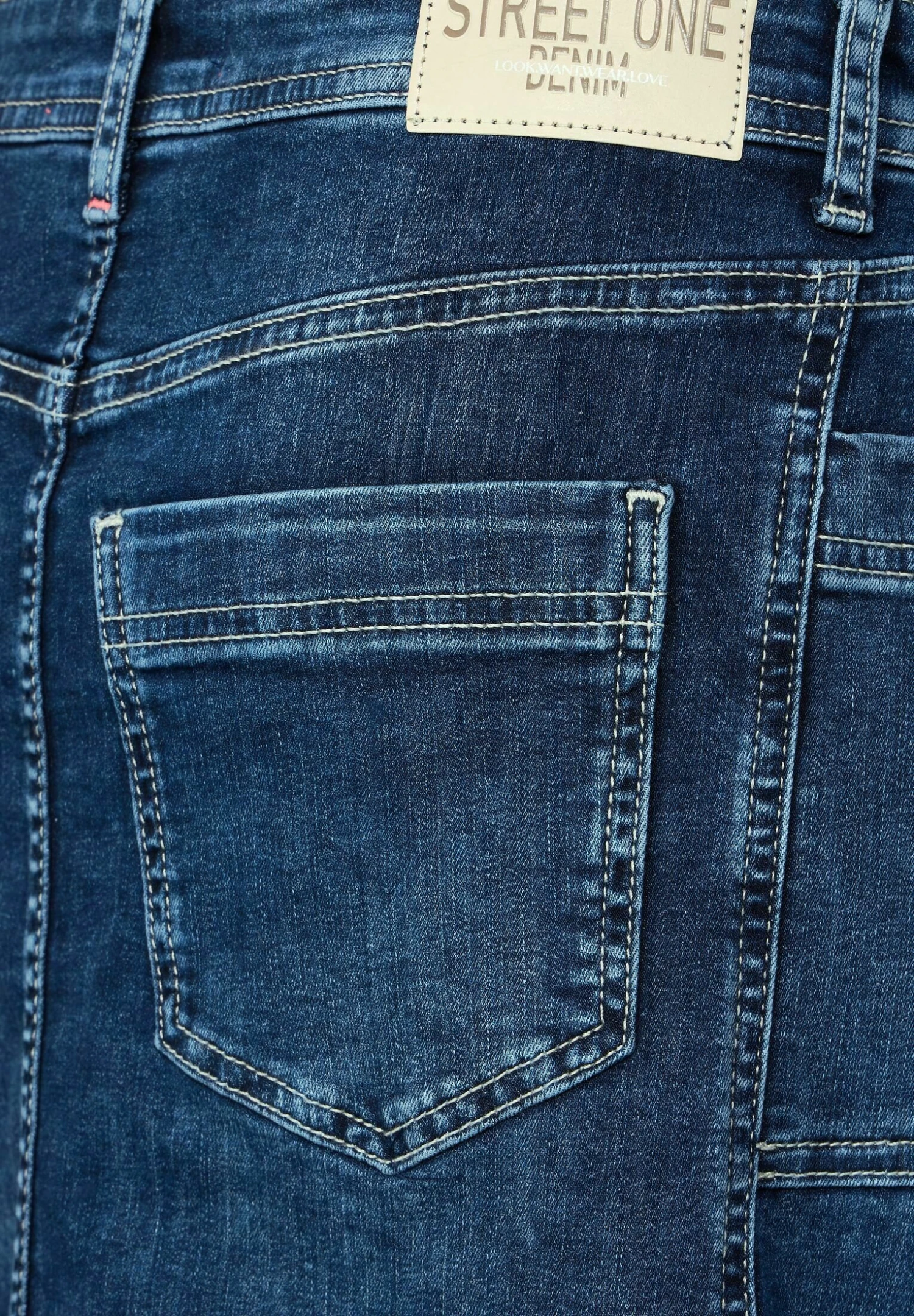 STREET ONE Jeansrok - Blau 6 STREET ONE Jeansrok - Blau - Afbeelding 6